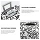 thumbnail image 3 of Fotbe Hand Drawn Snake Funda Protectora para Equipaje, Antirrayones y Resistente a la Suciedad, Compatible con Maletas de 18 a 32 Pulgadas-Medium, 3 of 7