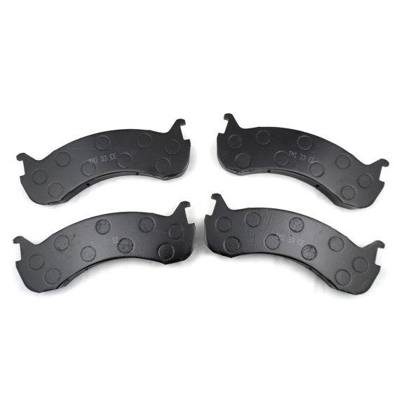 New Set of Front & Rear Disc Brake Pads, Integrally Molded, OE, USA-Made