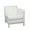 White, variant on OSP Home Furnishings Wallstreet Chair Right Arm Facing in White Faux Leather