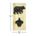 thumbnail image 6 of Rivers Edge Products Wall Mounted Rustic Bottle Opener, Weathered Wood, Bear, 6 of 6