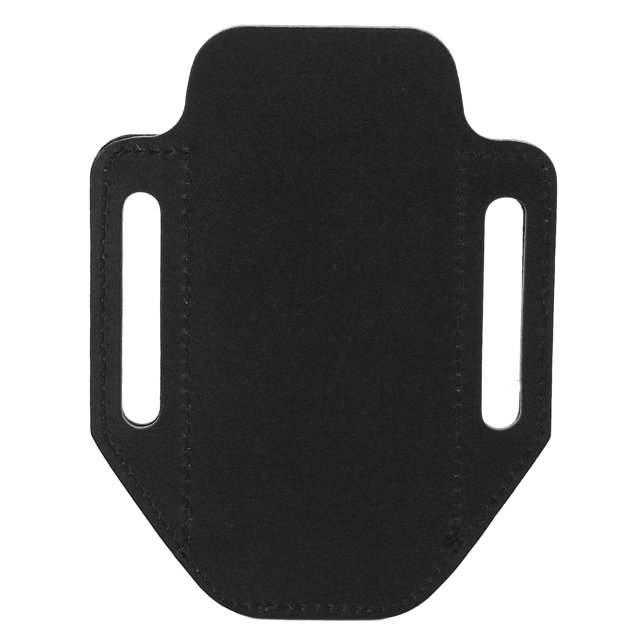 Soporte de funda de cuero EDC funda multiherramienta de cuero conveniente resistente al desgaste duradero para acampar para linterna de cinturón