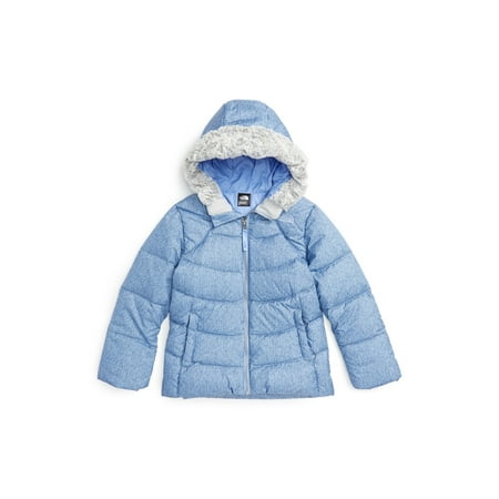 North Face Bionic Jacket - Mist Girl's 4T Hooded Puffer Jacket 4