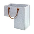 thumbnail image 5 of L Shape Felt Basket Space Saving Storage Bag with Handle Stairsteps Clothes Organizers Washable Ladder Basket, 5 of 8