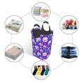 thumbnail image 5 of Lsque colorful mushroom Skull rainbow Laundry Basket, Laundry Hamper, Dirty Clothes Hamper for Laundry, Collapsible, Waterproof Laundry Baskets with Aluminum Handles for Laundry, Dorm, Family, 5 of 6
