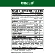 Emerald Labs Osteo Bone Health مع Meriva Phytosome ، MSM وفيتامين K2 (MK4 و MK7) والكالسيوم لدعم قوة العظام وقوة المفاصل والجهاز المناعي - 180 كبسولة نباتية