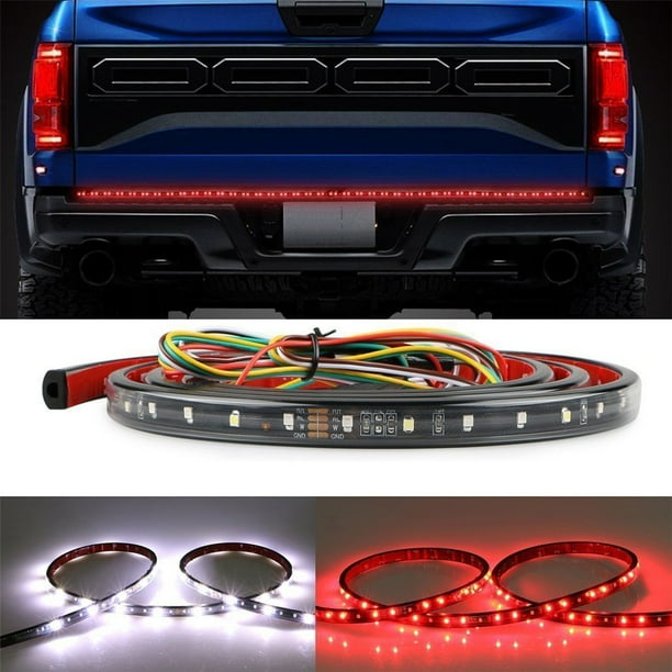 GTP 60 Inch Truck Tailgate LED Light Bar Flexible Strip Running Turn
