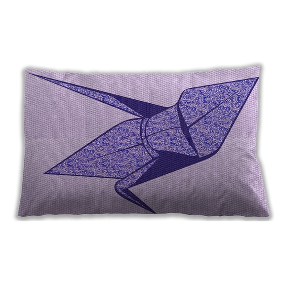 Ahgly Company Outdoor Rectangular Contemporary Lumbar Throw Pillow, 13 inch by 19 inch