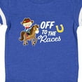 thumbnail image 4 of Inktastic Off to the Races with Cowboy on Horse Boys Baby Bodysuit, 4 of 5