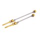 thumbnail image 2 of Eigraketly 1 par de bicicletas ZTTO, herramienta de pincho de bicicleta de montaña de Metal de liberación rápida, palanca profesional, accesorios de Herramientas y ferretería 74 mm/130 mm dorado, 2 of 6