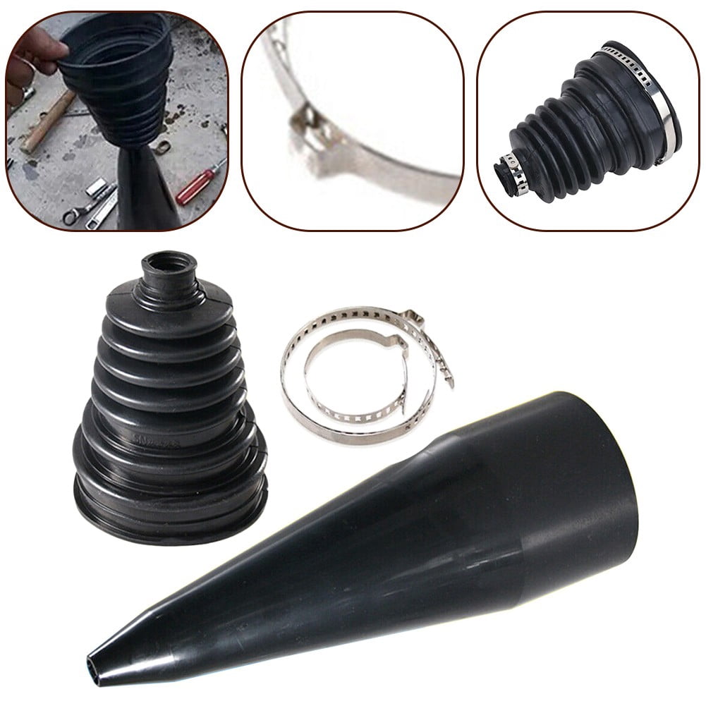 Universal Stretchy CV Drive Shaft Boot Kit No Dismantling with Cone for Car Van