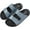 Blue, variant on Womens Cushioned Two Strap Footbed Sandals Lightweight Open Toe Slide Sandals