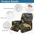 thumbnail image 5 of Whosucclay Black Marble Print Recliner Chair Covers Lazy Boy Recliner Covers Stretch Couch Cover Slipcovers 4 Piece Furniture Protector with Elastic Bottom for Kids, Pets, 5 of 8