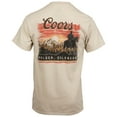 thumbnail image 3 of Coors T-Shirt à Imprimé Coucher de Soleil dans le Colorado Doré, devant et Dos - Petit, 3 of 5