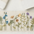 thumbnail image 5 of Authentic Hotel and Spa  Turkish Cotton Wildflowers Embroidered 3 piece Towel Set Cream, 5 of 5