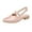 Pink, variant on OAVQHLG3B Women's Summer Slingback Sandals Pointed Toe Low Heel Chunky Heel Trendy Sandals Casual Shoes