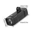 thumbnail image 3 of USB Rechargeable LED Bicycle Headlight, Mini Bike Front Lamp, Waterproof Cycling Light with Multiple Modes for Night Riding Safety, High Visibility, Easy Mount, 3 of 8