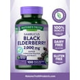 thumbnail image 3 of Nature's Truth Black Elderberry Capsules Super Concentrated Extract (Pack of 6), 3 of 6