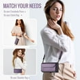 thumbnail image 2 of KOMI for Samsung S24 Ultra Case with RFID Blocking for Samsung Galaxy S24 Ultra Wallet Case for Women Men, PU Leather Magnetic Flip Strap Zipper Card Holder Phone Case for Galaxy S24 Ultra Purple, 2 of 9