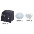 thumbnail image 1 of Juego de 200 Piezas de Tarjetas de Exhibición de Collares y Pendientes, Incluye 50 Tarjetas Negras para Porta Aretes, 50 Bolsas Autoadhesivas, 100 Tapones de Goma para Pendientes, Tarjeta de, 1 of 1