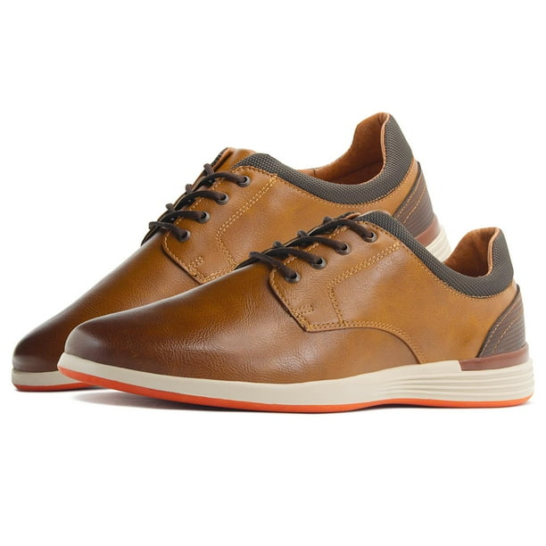 Zapato Casual Elegantes Christian Gallery Para Hombre cafe 25