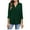 Army Green, variant on LEAVINGSUO Winter Clothes Woman Women Casual V Neck Pullover Long Sleeve Solid Color Shirt Blouse Tops