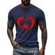 thumbnail image 2 of Camisas de Manga Corta para las Mujeres Impresión de Manga Corta Cuello Redondo, Camisa Casual de Poliéster para las Mujeres, Lavado de Manos, 2 of 6