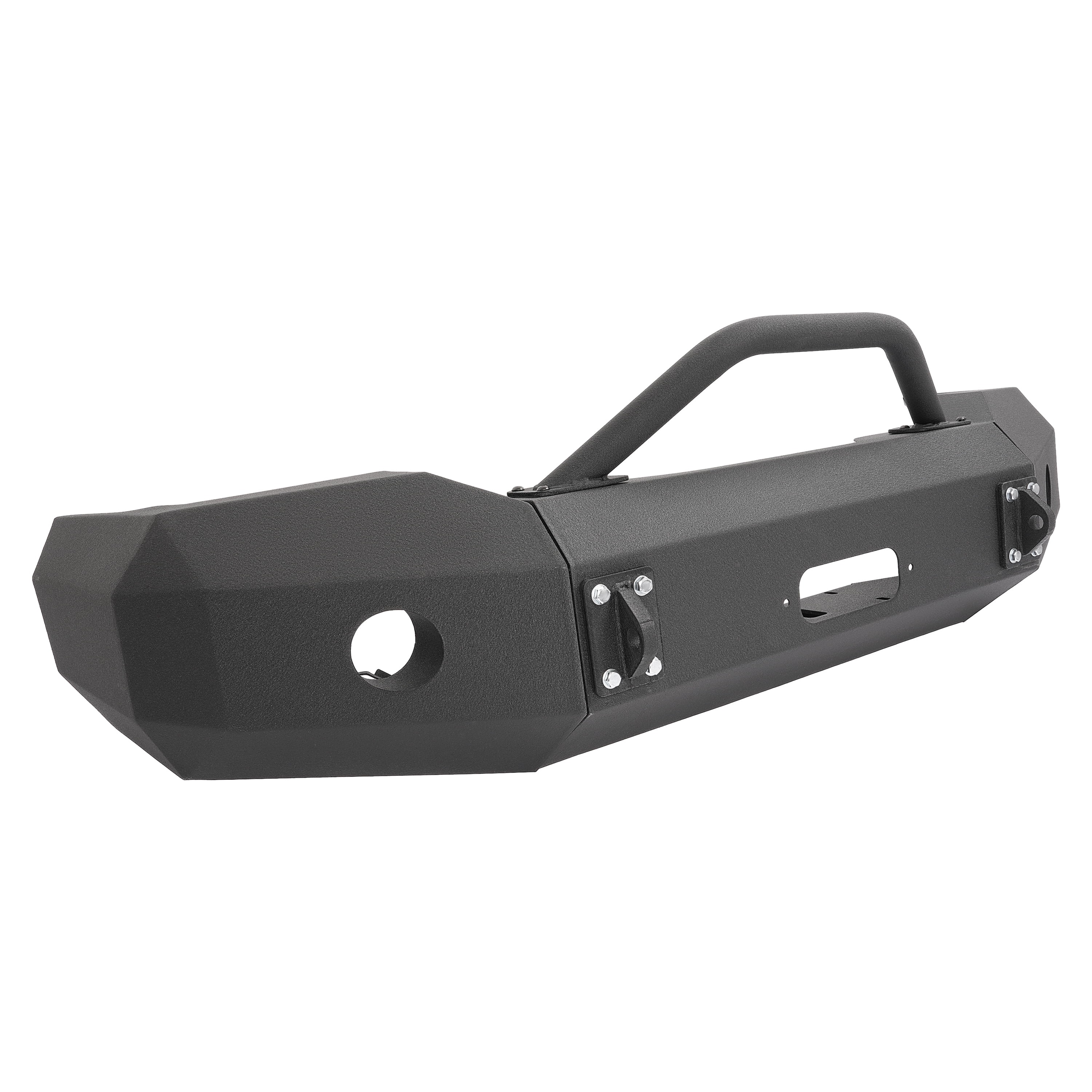 Kojem Front Bumper Assembly for 2003-2006 GMC Sierra 1500 Powder Coated Black Steel