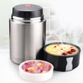 thumbnail image 4 of Recipiente térmico para almuerzo Perfecl de acero inoxidable 800 ml aislado para alimentos Plata, 4 of 8