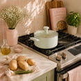thumbnail image 2 of Elements by Thyme & Table 5 QT Ceramic Non-Stick Dutch Oven - Green, 2 of 5