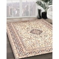 thumbnail image 3 of Ahgly Company Machine Washable Indoor Rectangle Traditional Orange Salmon Pink Area Rugs, 4' x 6', 3 of 7