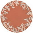 thumbnail image 1 of Trans-Ocean Importe CAPD5162017 Tapis Rond Touffeté à la Main Intérieur et Extérieur - Corail, 1 of 1