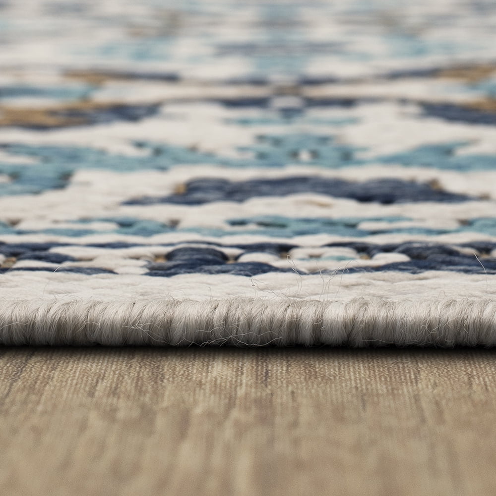Mohawk Home Ravello Outdoor Area Rug, Blue, 4' x 5' 6"