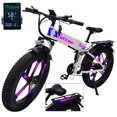 thumbnail image 1 of E-bike fat todoterreno Xforz Fat1000TourWhite 1000W R26x4" 14Ah 21 Vel. Salpicadera y Soporte&nbsp;Equipaje Marco Blanco Etiq, 1 of 1