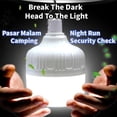 thumbnail image 4 of Portable Outdoor BBQ Camping Lights USB Rechargeable Lamp LED Emergency Bulb Hook High Power Tents Lantern Night Lights Bulb, 450W, 4 of 7