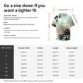 thumbnail image 7 of Naloa Tropical Summer Palm Men's Loose Fit Cuban Collar Short-Sleeve Shirt with Button-down and Chest Pocket for Everyday Wear Outings - Small, 7 of 7