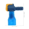 thumbnail image 5 of Hydration Bladder Connectors with Durable Silicone and PP Materials Blue Compatible with Various Sizes 2pcs, 5 of 10