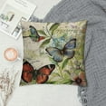 thumbnail image 2 of Creowell Farmhouse Pillow Covers Spring Summer Throw Pillow Covers Flower Butterfly Bird Decorative Pillowcases for Sofa Couch Living Room Outdoor, 2 of 5