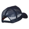 thumbnail image 4 of USA White Line Flag Embroidered Mesh Cap - Navy OSFM, 4 of 5