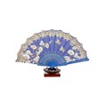 thumbnail image 4 of YAOMOBB Elegant Folding Fan Folding Vintage Style Floral Fan Elegant Performance Party Wedding Handheld, 4 of 7