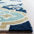thumbnail image 3 of SAFAVIEH Four Seasons Cuthbert Geometric Area Rug, Navy/Light Blue, 8' x 10', 3 of 6