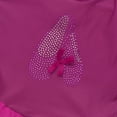 thumbnail image 5 of iEFiEL Kids Girls Ruffled Cap Sleeve Ballet Leotard Dancewear Sequined Ballet Dance Gymnastics Leotard Tutu Dress Rose Red 3-4, 5 of 8