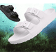 thumbnail image 2 of Sandalias planas para mujer Plantilla cómoda Diapositivas ajustables Hebilla doble Zapatillas EVA Adepaton HMHZ761-3, 2 of 7