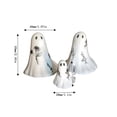 thumbnail image 3 of Halloween Ghost Figurine Resin Ghost Sculpture Statue Cute Halloween Decorations Spooky Tiered Tray Decor for Indoor Home Table Centerpieces Party Kitchen Tabletop Shelf, 3 of 7