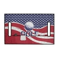 thumbnail image 7 of SEANATIVE USA Flag Golf Cart Seat Covers Club Car Golf Ball Pattern Golf Cart Seat Towel Blanket with Storage Pockets Washable Golf Cart Accessories Fits for More 2 Person Seats Golf Carts Decor, 7 of 7