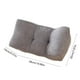 thumbnail image 2 of Cojín lumbar de pana | Almohada ergonómica de soporte | Asiento de pana suave para silla de oficina, coche, viajes, siestas | Almohada portátil multiusos | 1 Pieza | 48x25x19cm, 2 of 6