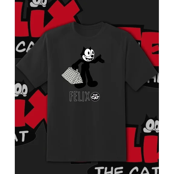 VINTAGE Felix the Cat Retro T Shirt Old school Cartoon T Shirt Youth M - Adult 6XL!