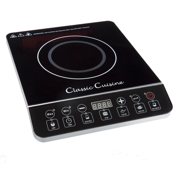Classic Cuisine Induction Cooktop - Electric Hot Plate Stove Burner