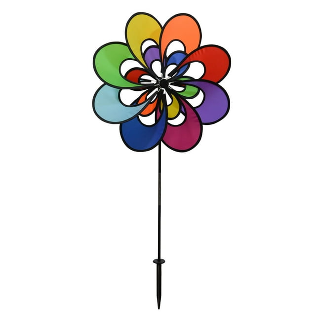 In the Breeze Spectrum Double Windee Wheelz - Piquet au Sol Inclus - Essoreuse Colorée pour Jardin