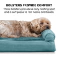 thumbnail image 6 of FurHaven Pet Products Plush & Suede Memory Top Sofa Pet Bed for Dogs & Cats - Deep Pool, Medium, 6 of 13