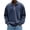 2# Navy, variant on Vintage Washed Henley Shirts for Men Raglan Long Sleeve Button Up Distressed Jean Shirt